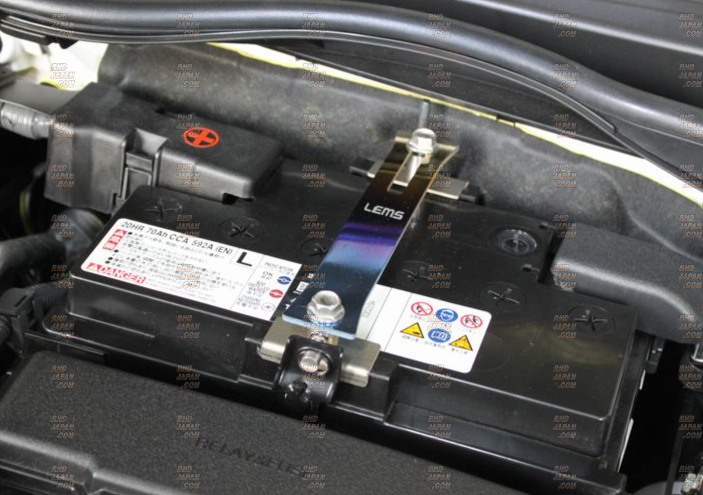 LEMS Titanium Battery Stay - Lexus GS-F URL10 IS-F USE20 IS500
